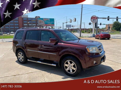 2011 Honda Pilot for sale at A & D Auto Sales in Joplin MO