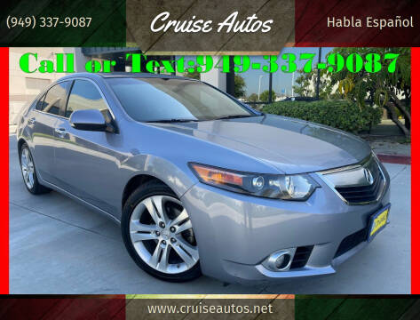 2013 Acura TSX for sale at Cruise Autos in Corona CA