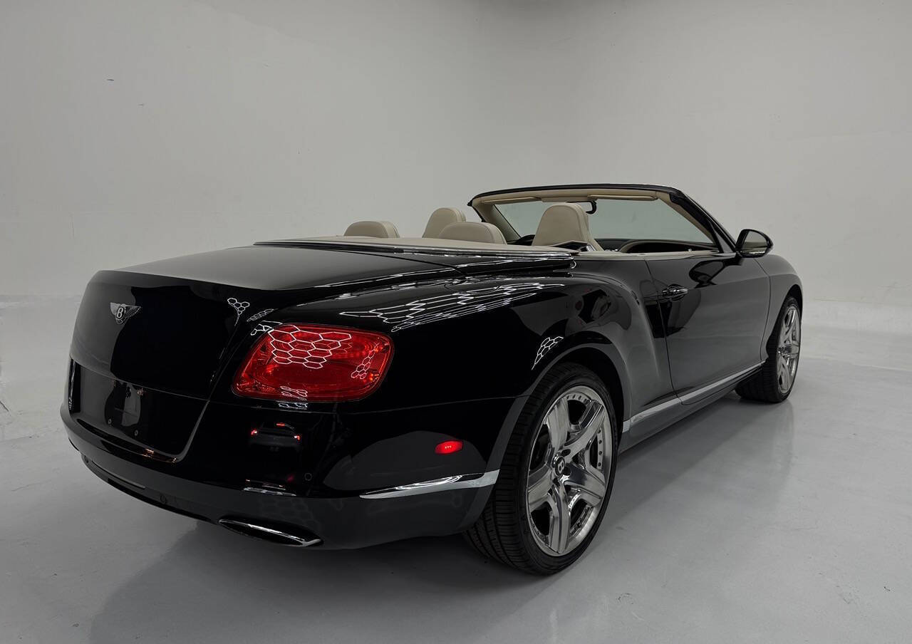2012 Bentley Continental GT AWD 2dr Convertible - Beluga Solid exterior view 13
