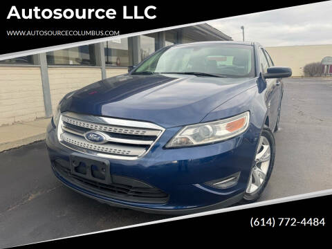 2012 Ford Taurus for sale at Autosource LLC in Columbus OH