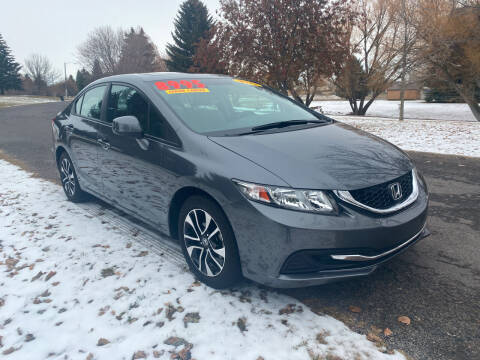 2013 Honda Civic for sale at BELOW BOOK AUTO SALES in Idaho Falls ID