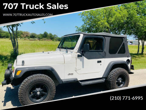 2001 Jeep Wrangler for sale at BRACKEN MOTORS in San Antonio TX