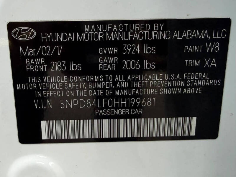2017 Hyundai Elantra Value Edition