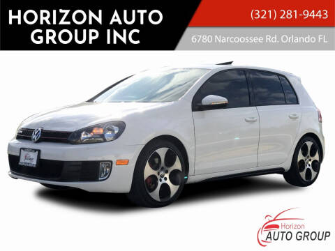 2012 Volkswagen GTI for sale at HORIZON AUTO GROUP INC in Orlando FL