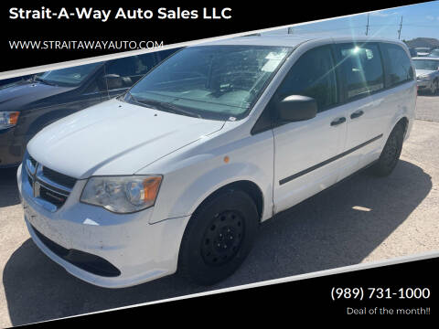 2014 Dodge Grand Caravan for sale at Strait-A-Way Auto Sales LLC in Gaylord MI