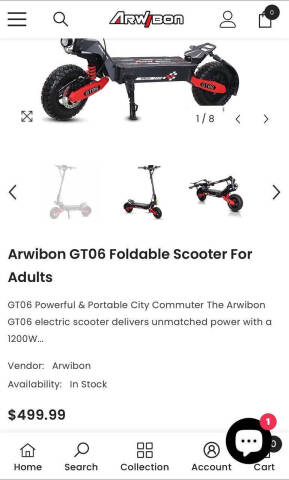2025 Arwibon GT06 1200W