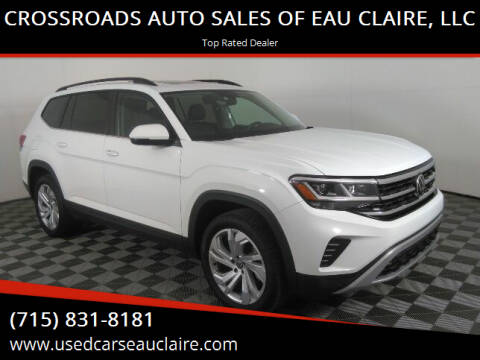 2021 Volkswagen Atlas for sale at CROSSROADS AUTO SALES OF EAU CLAIRE, LLC in Eau Claire WI