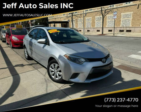 2016 Toyota Corolla for sale at Jeff Auto Sales INC in Chicago IL