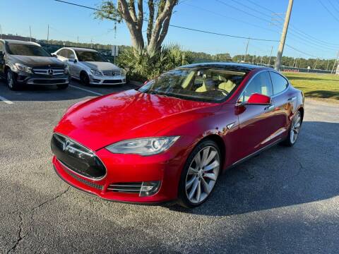 2014 Tesla Model S for sale at Top Garage Commercial LLC in Ocoee FL