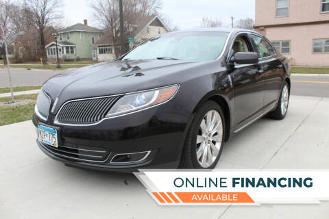 2014 Lincoln MKS for sale at K & L Auto Sales in Saint Paul MN