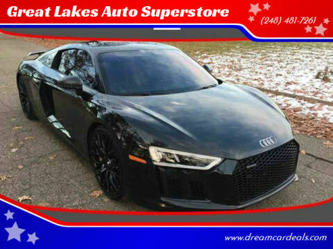 2017 Audi R8 for sale at Great Lakes Auto Superstore in Waterford Township MI