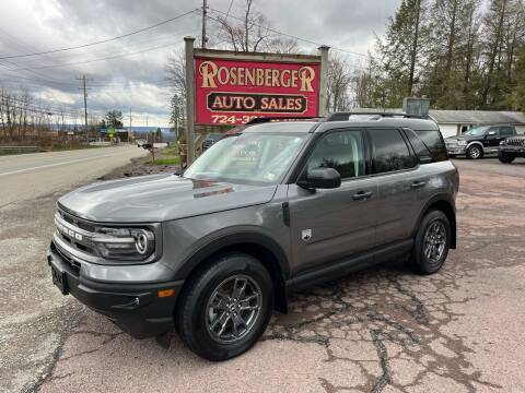 2021 Ford Bronco Sport for sale at Rosenberger Auto Sales LLC in Markleysburg PA