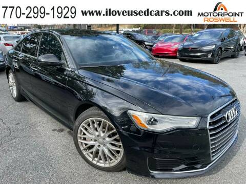 2016 Audi A6 for sale at Motorpoint Roswell in Roswell GA