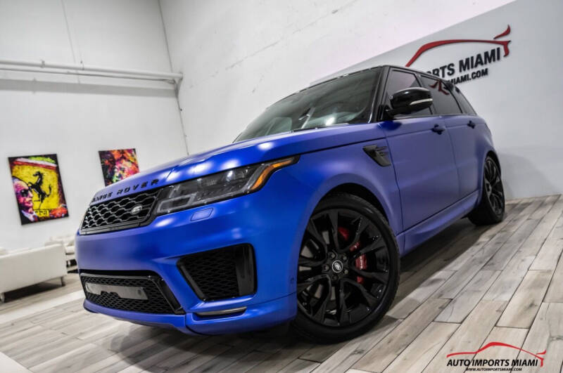 2020 Land Rover Range Rover Sport for sale at AUTO IMPORTS MIAMI in Fort Lauderdale FL