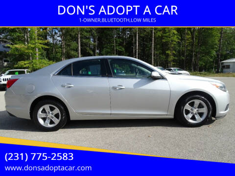 2015 Chevrolet Malibu for sale at DON'S ADOPT A CAR in Cadillac MI