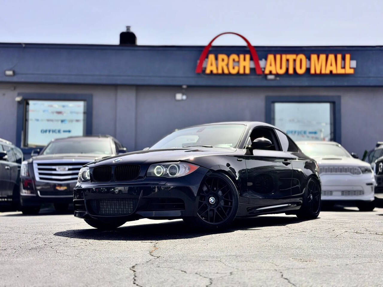 Black 2008 BMW 1 Series 135i 135i 2dr Coupe 1