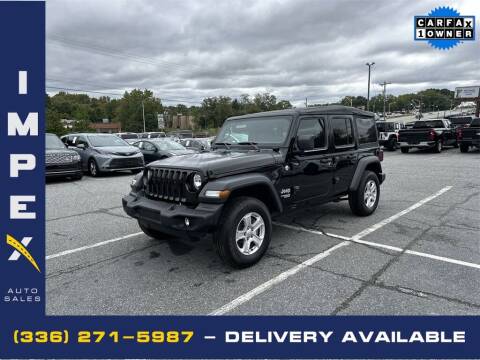 2020 Jeep Wrangler Unlimited for sale at Impex Auto Sales in Greensboro NC