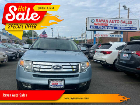 2008 Ford Edge for sale at Rayan Auto Sales in Plainfield NJ