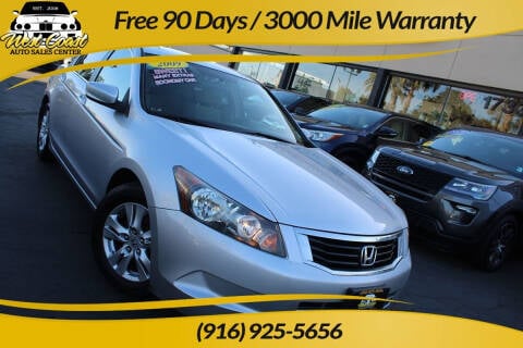 2009 Honda Accord for sale at West Coast Auto Sales Center in Sacramento CA