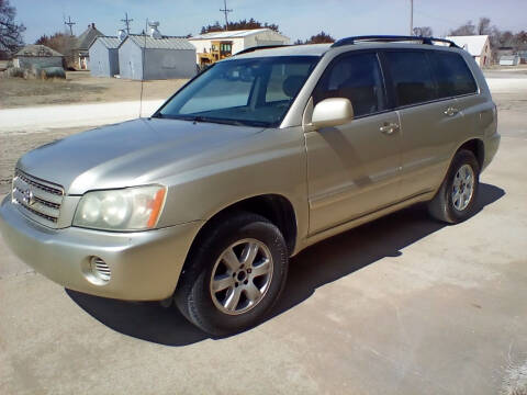 2002 Toyota Highlander for sale at BALLARD AUTOS & SAND TOYS in Stockton KS