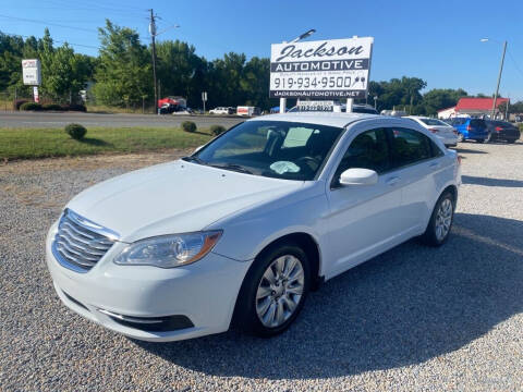 2013 Chrysler 200 for sale at Jackson Automotive in Smithfield NC
