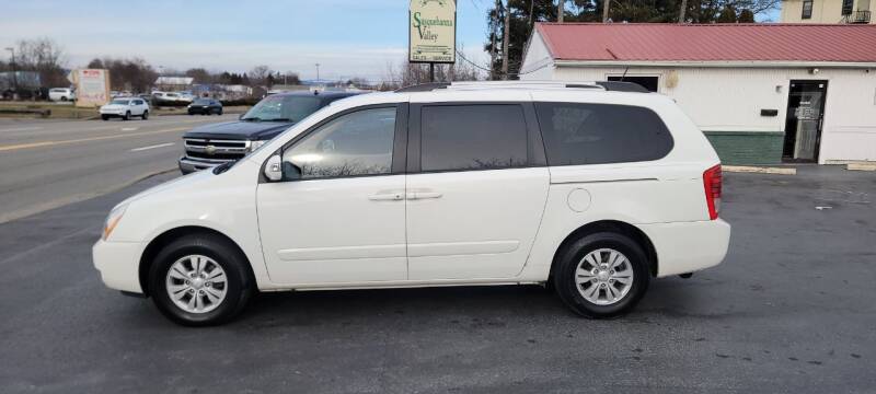 2012 Kia Sedona for sale at SUSQUEHANNA VALLEY PRE OWNED MOTORS in Lewisburg PA