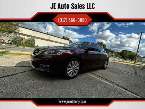 2013 Honda Accord for sale at JE Auto Sales LLC in Indianapolis IN