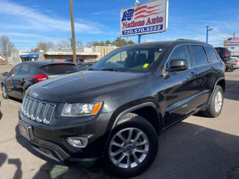 2015 Jeep Grand Cherokee for sale at Nations Auto Inc. II in Denver CO
