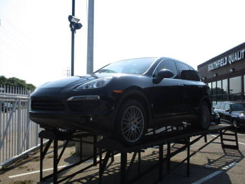 2012 Porsche Cayenne for sale at SOUTHFIELD QUALITY CARS in Detroit MI