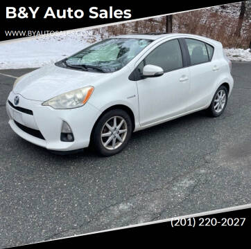 2012 Toyota Prius c for sale at B&Y Auto Sales in Hasbrouck Heights NJ