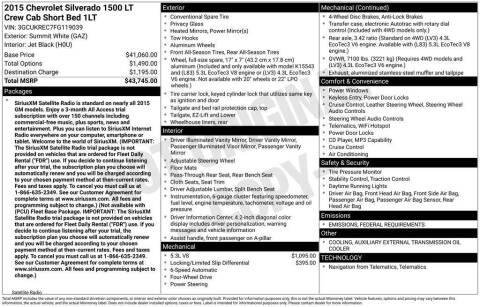 2015 Chevrolet Silverado 1500
