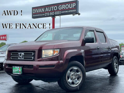 2007 Honda Ridgeline for sale at Divan Auto Group in Feasterville Trevose PA