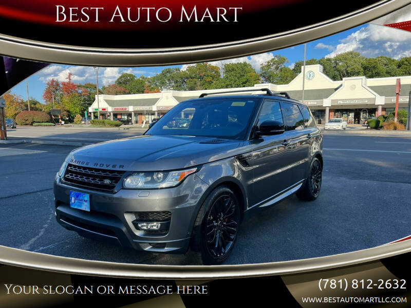 2017 Land Rover Range Rover Sport for sale at Best Auto Mart in Weymouth MA