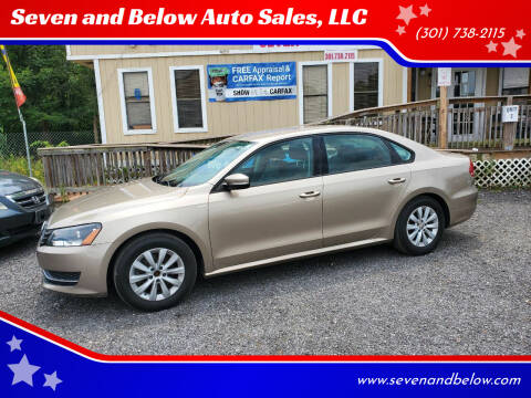 2015 Volkswagen Passat for sale at Seven and Below Auto Sales, LLC in Rockville MD