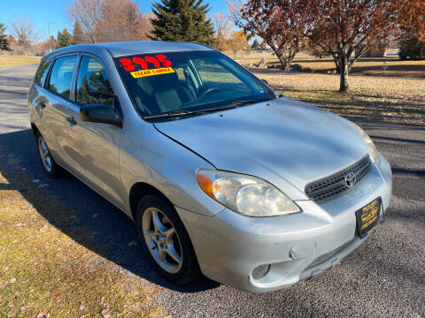 2007 Toyota Matrix for sale at BELOW BOOK AUTO SALES in Idaho Falls ID