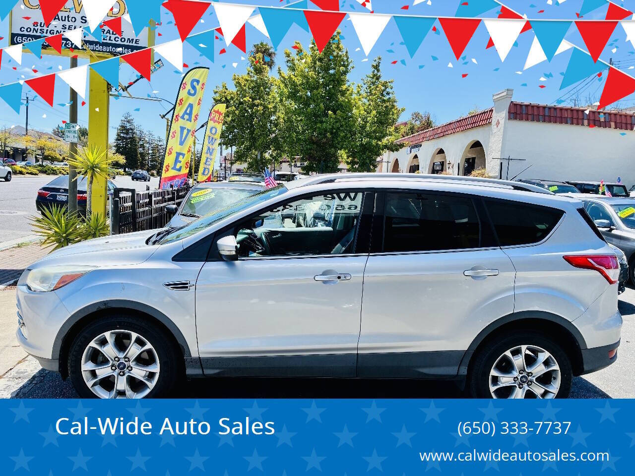 Ingot Silver Metallic 2014 Ford Escape SUV / Crossover Front-Wheel Drive 6-Speed Automatic