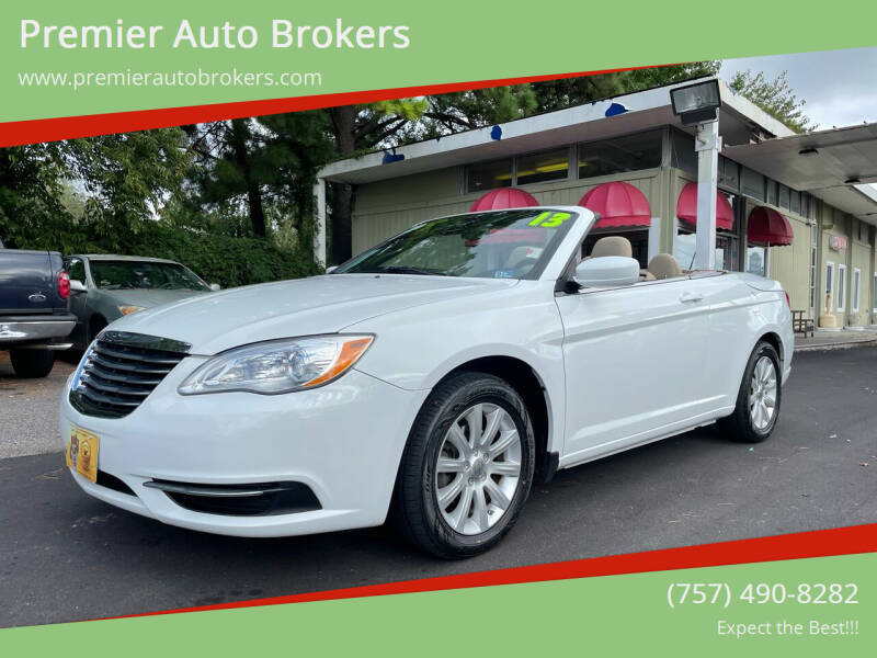 2013 Chrysler 200 Convertible for sale at Premier Auto Brokers in Virginia Beach VA