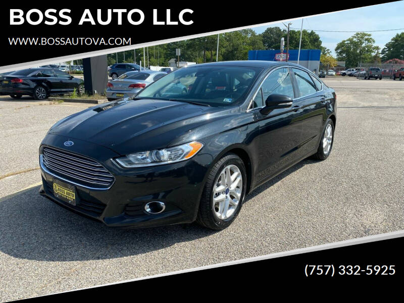 2015 Ford Fusion for sale at BOSS AUTO LLC in Norfolk VA