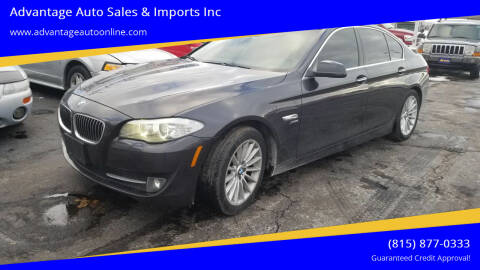 2012 BMW 5 Series for sale at Advantage Auto Sales & Imports Inc in Loves Park IL