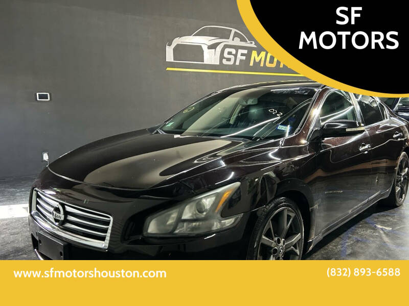 2014 Nissan Maxima for sale at SF MOTORS in Houston TX