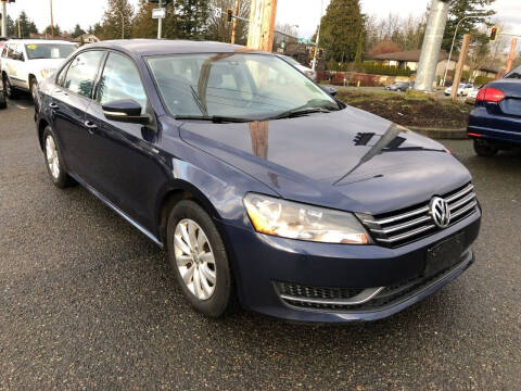 2015 Volkswagen Passat for sale at KARMA AUTO SALES in Federal Way WA