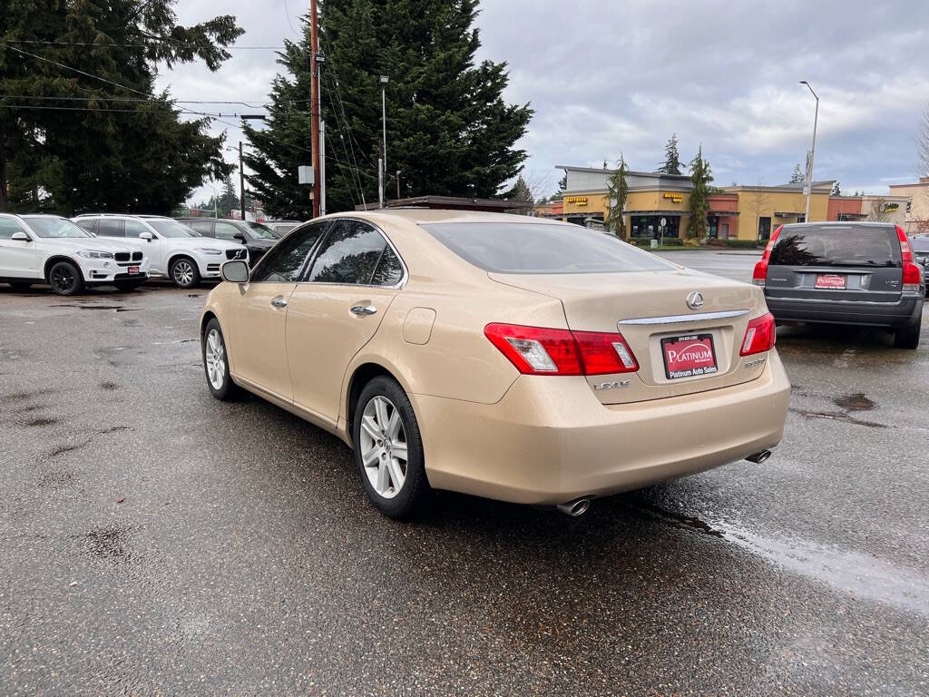 2007 Lexus ES 350 for sale at PLATINUM AUTO SALES INC in Lacey, WA