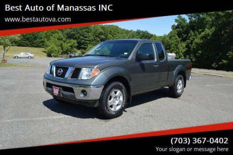 2008 Nissan Frontier for sale at Best Auto of Manassas INC in Manassas VA