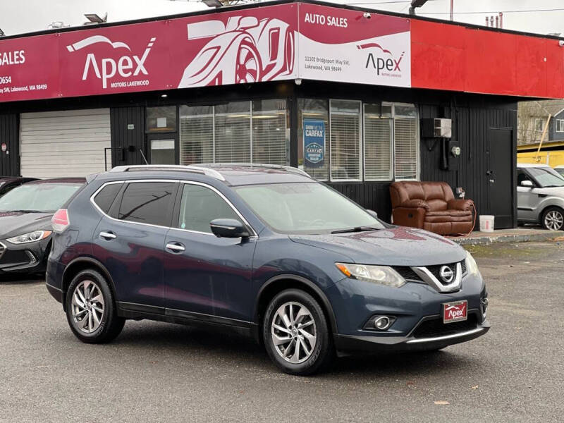 2015 Nissan Rogue for sale at Apex Motors Lakewood LLC in Lakewood WA