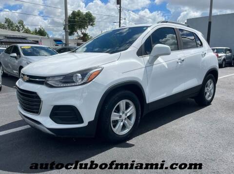 2018 Chevrolet Trax for sale at AUTO CLUB OF MIAMI, INC in Miami FL