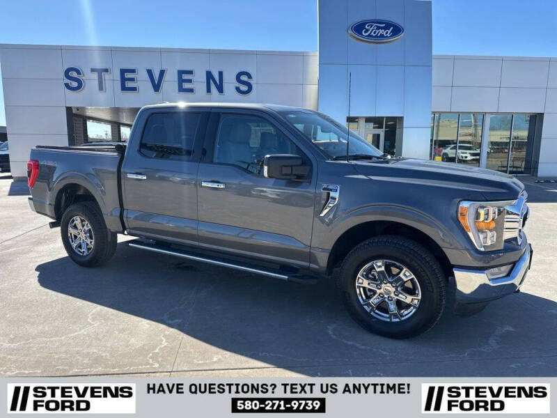Used 2023 Ford F-150 XLT with VIN 1FTFW1E80PKE21146 for sale in Enid, OK