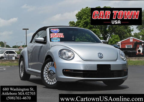 2013 Volkswagen Beetle Convertible for sale at Car Town USA in Attleboro MA