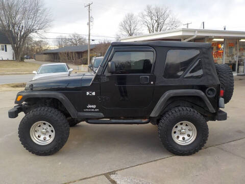 2004 Jeep Wrangler for sale at Parker Motor Co. in Fayetteville AR
