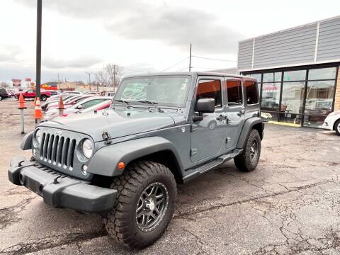 2014 Jeep Wrangler Unlimited for sale at North Chicago Car Sales Inc in Waukegan IL