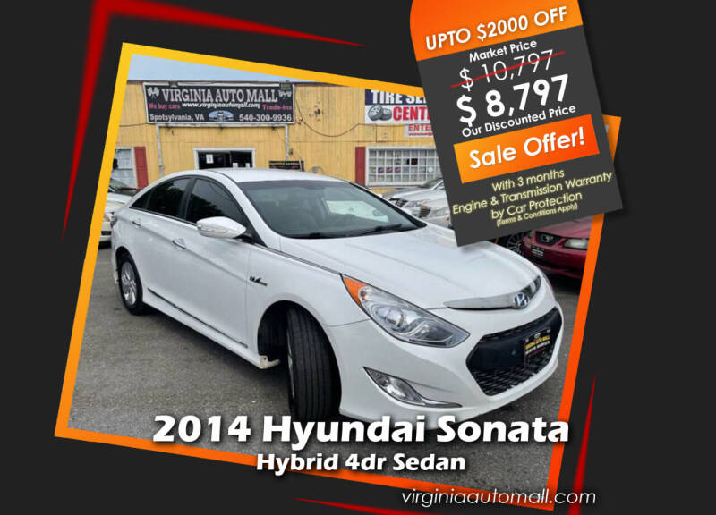 2014 Hyundai Sonata Hybrid for sale at Virginia Auto Mall in Woodford VA